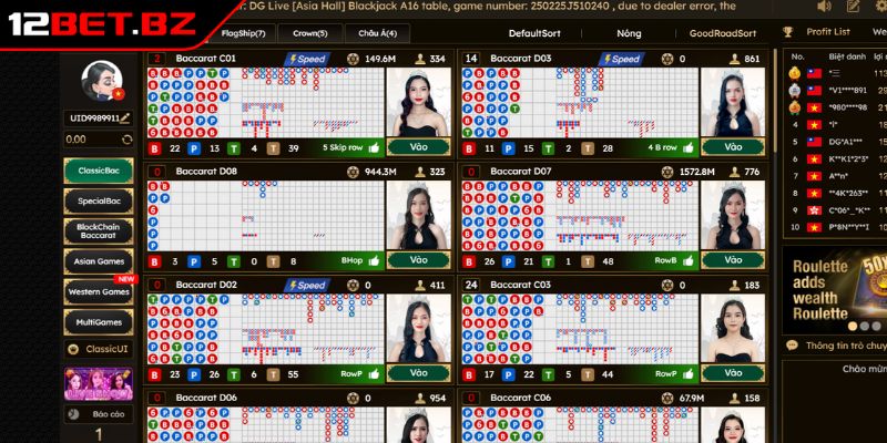 Giới thiệu DG Casino 12BET